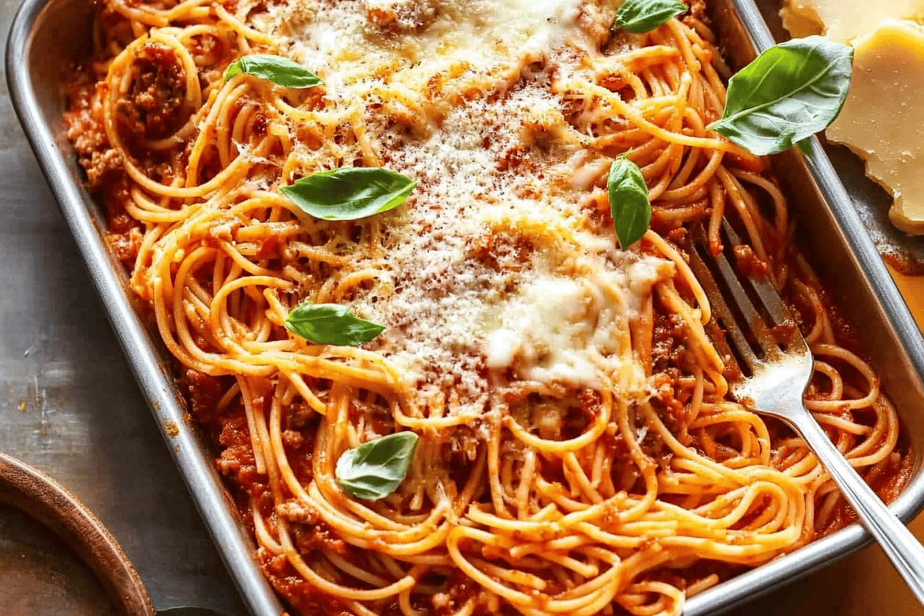 Easy Baked Spaghetti Recipe for Busy Nights