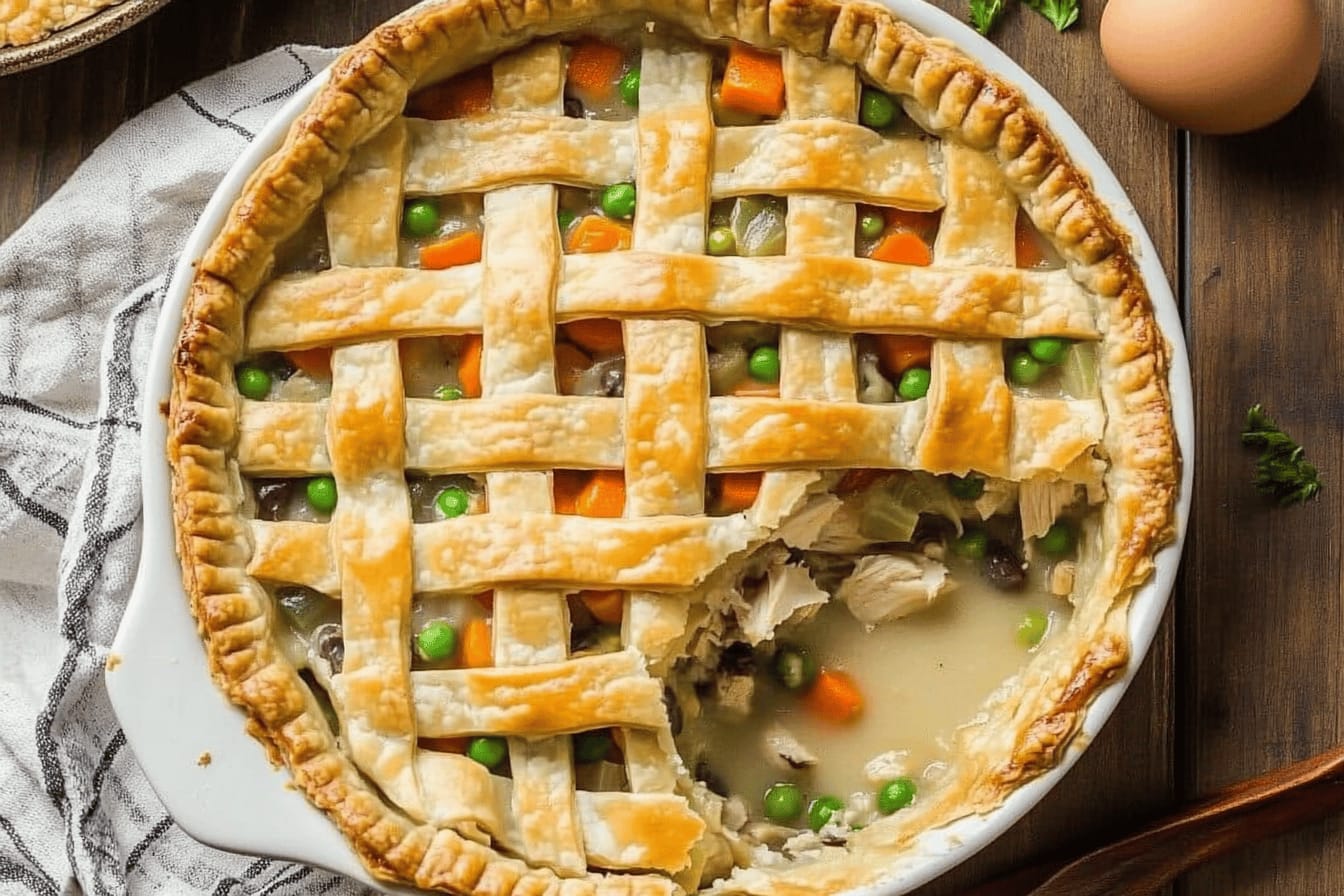 Easy Chicken Pot Pie Casserole Recipe