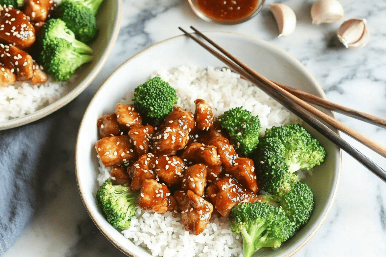 Easy Sesame Chicken Bowls Recipe