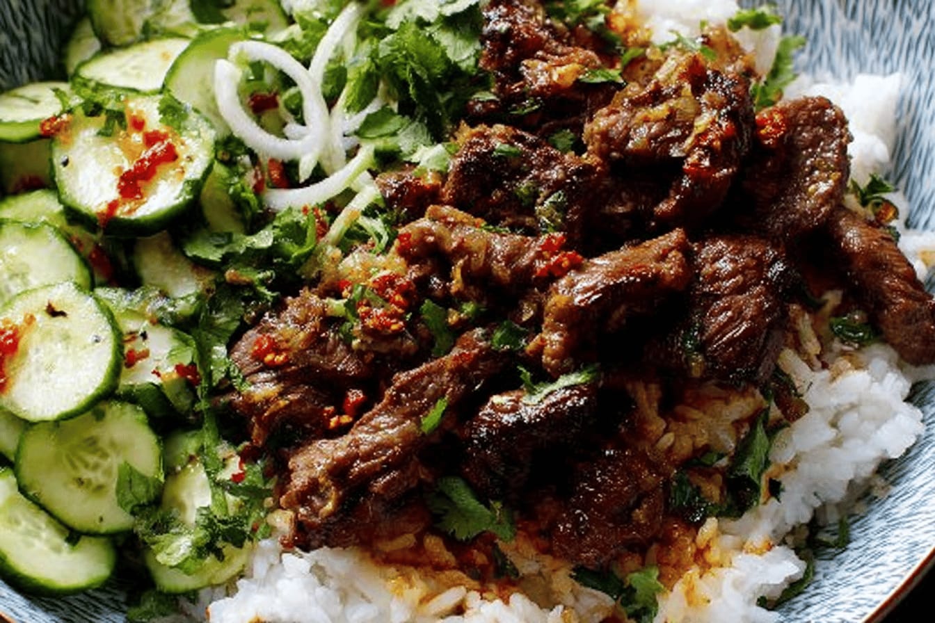 Garlic Black Pepper Beef Skewers Recipe