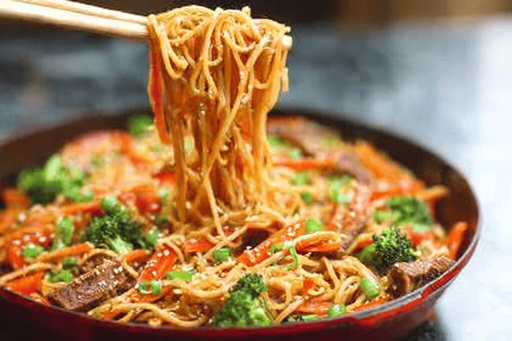 Garlic Sesame Noodles Recipe