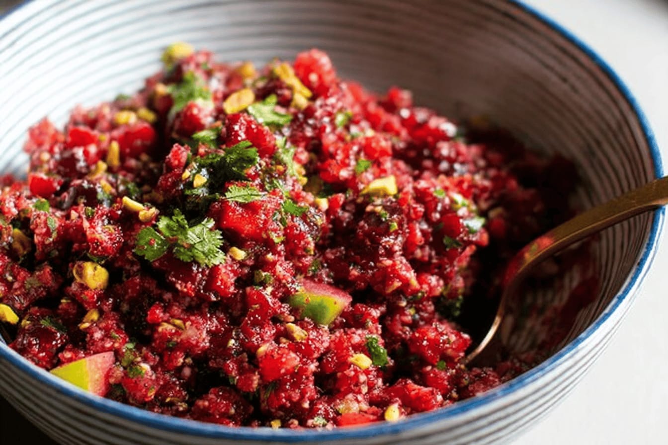 Gingery Cranberry Salsa Recipe for Festive Flavors