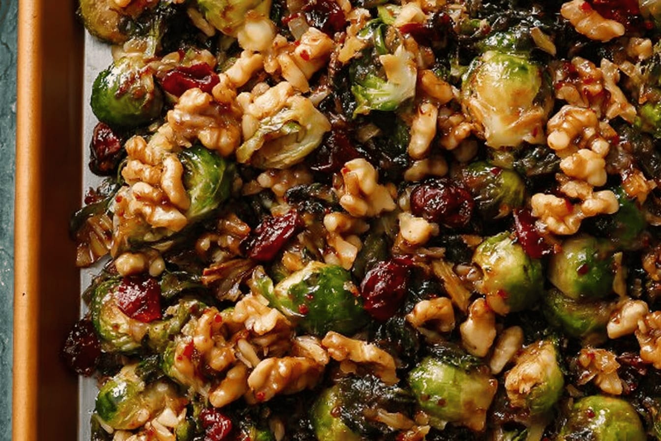 Gochujang Butter Brussels Sprouts Recipe