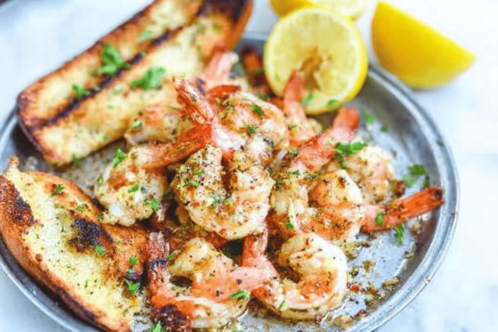 Grilled Garlic Butter Shrimp Recipe
