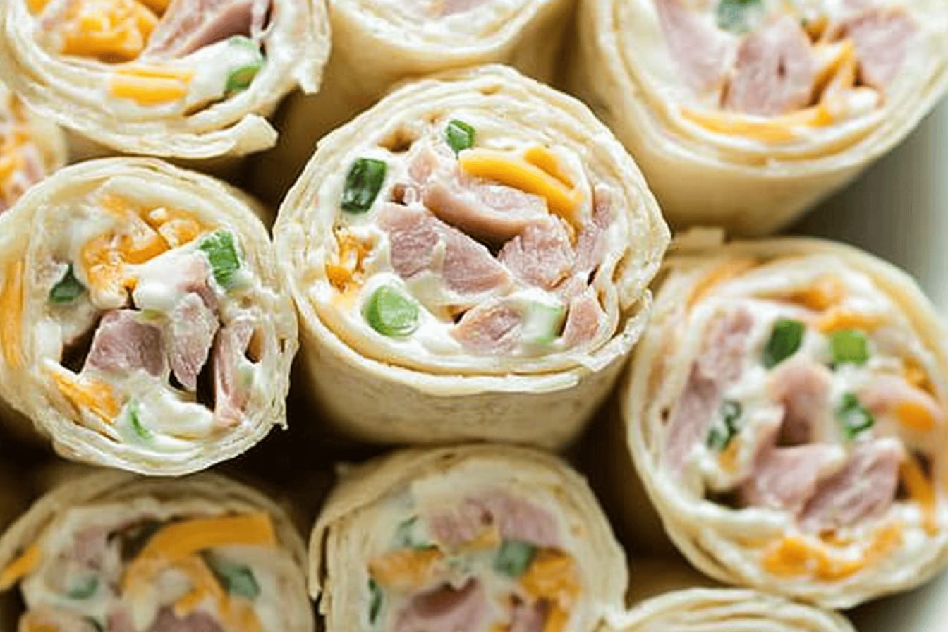 Ham and Cheese Ranch Rollups Recipe