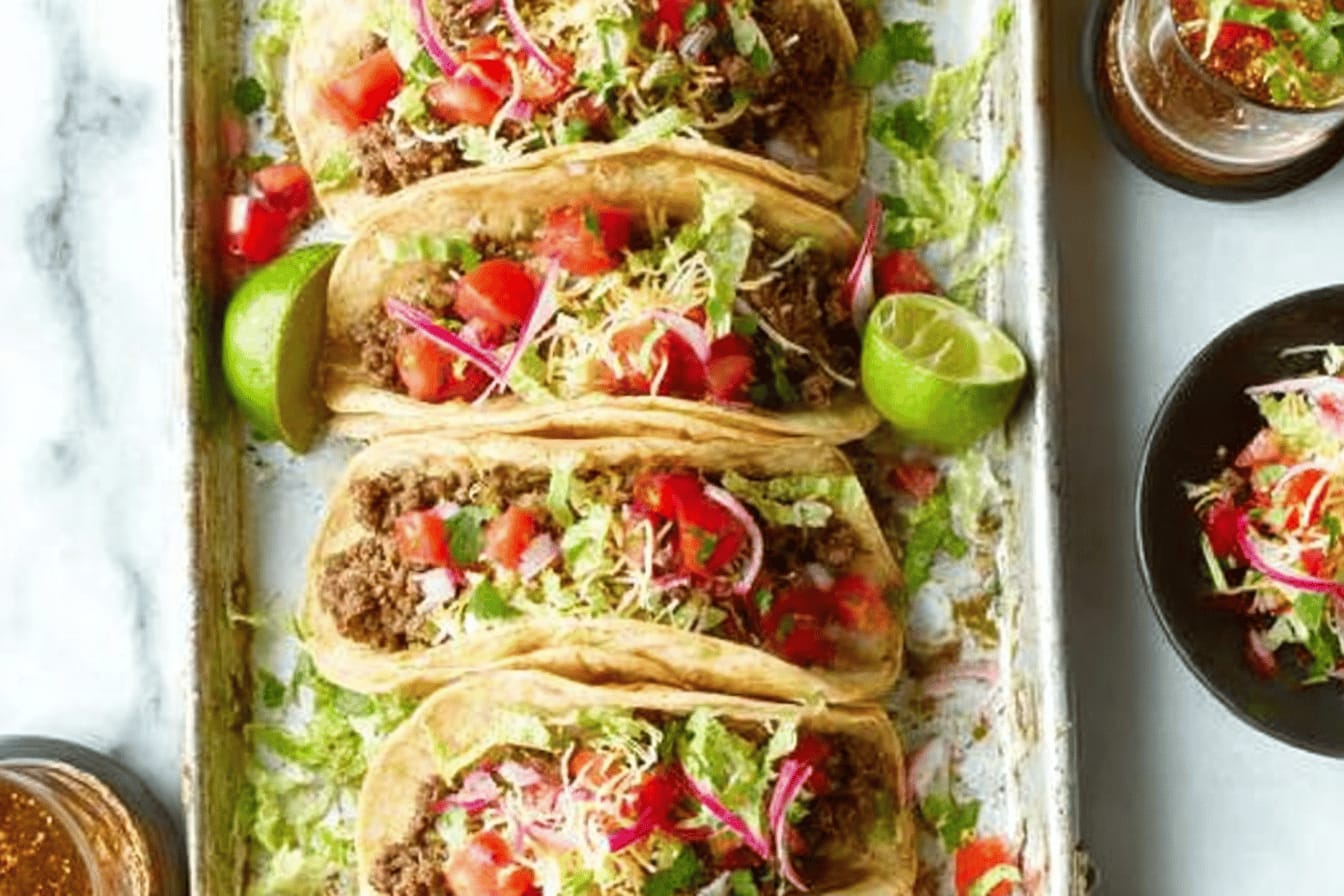 Instant Pot Ground Beef Tacos Recipe