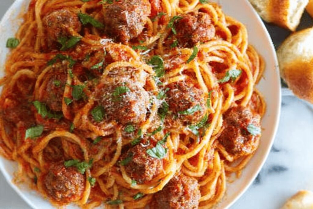 Instant Pot Spaghetti and Meatballs Recipe