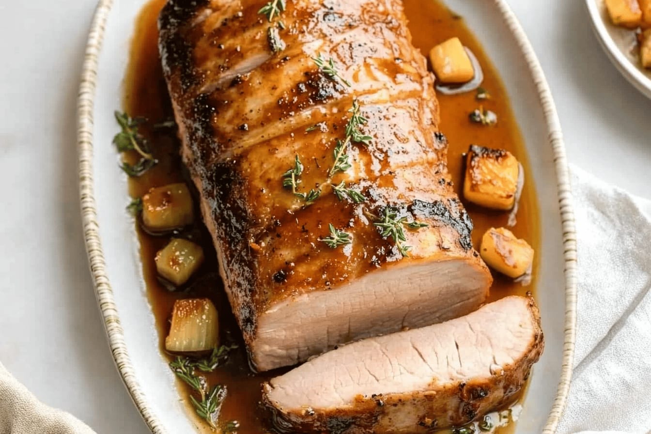Juicy Roasted Pork Loin Recipe