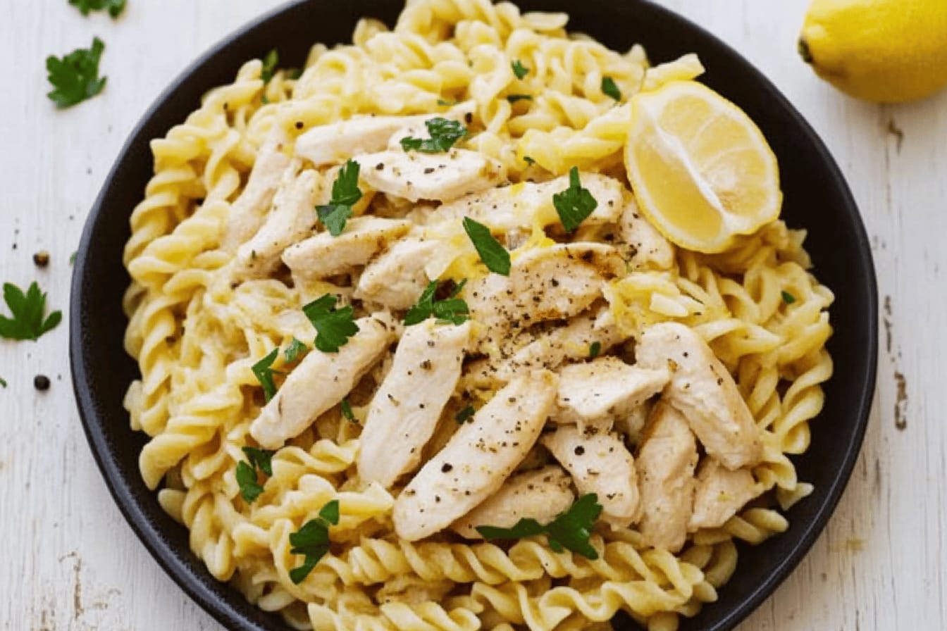Lemon Chicken Pasta Recipe for Easy Dinner