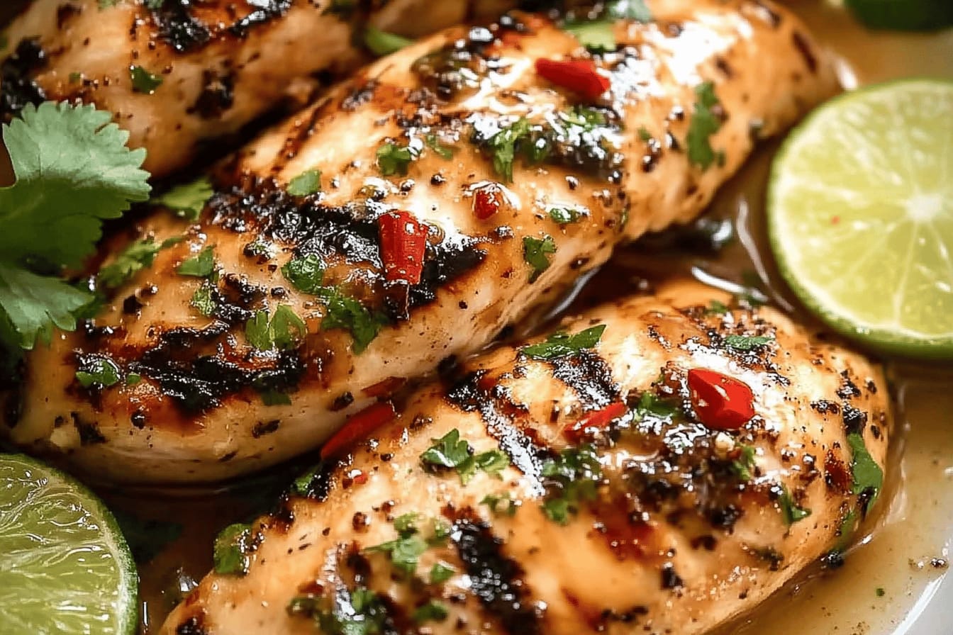 Lime Marinated Grilled Chicken Recipe
