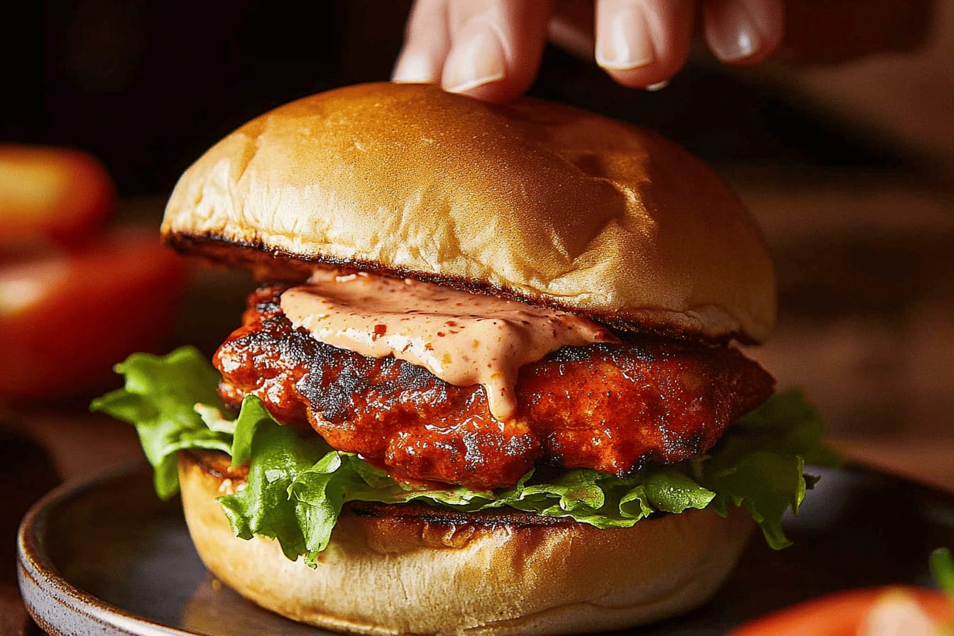 Nando's Style Peri-Peri Chicken Burger Recipe