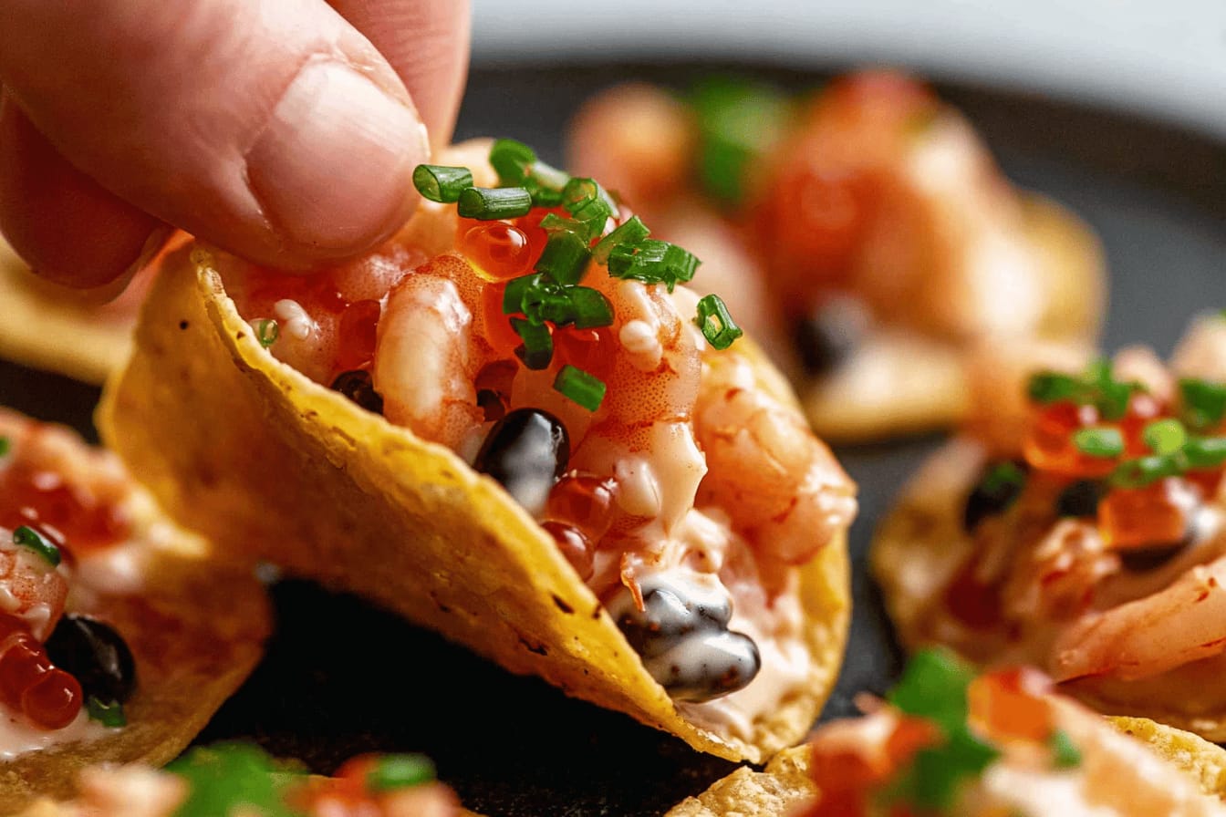 Prawn Cocktail Mini Tacos Recipe
