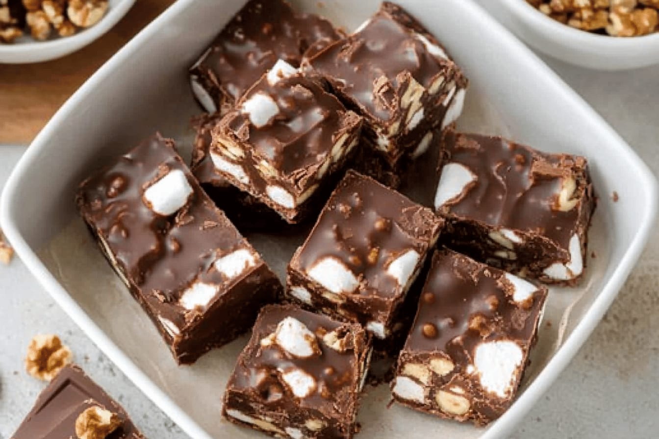 Rocky Road Fudge Recipe You’ll Love