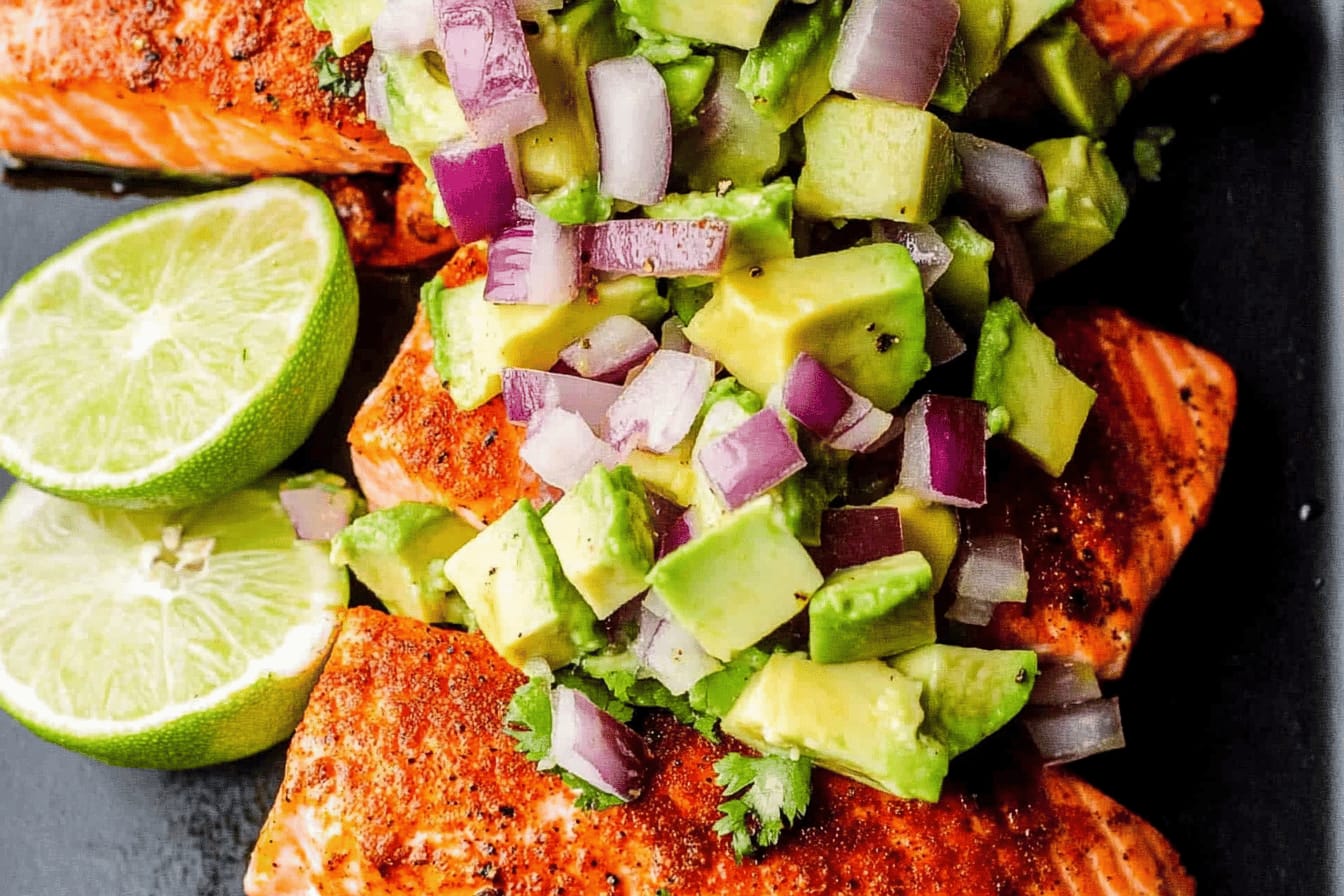 Salmon with Avocado: Simple Healthy Recipe