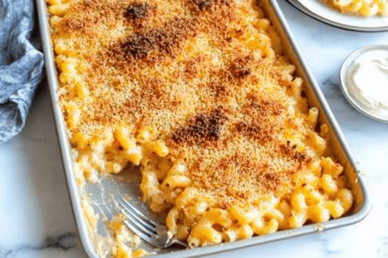 Sheet Pan Mac and Cheese Recipe Delight
