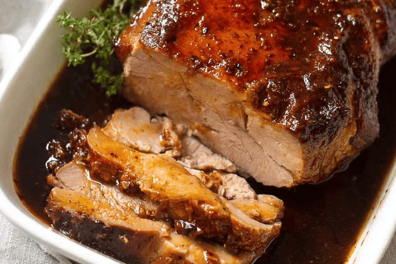 Slow Cooker Pork Loin Roast Recipe