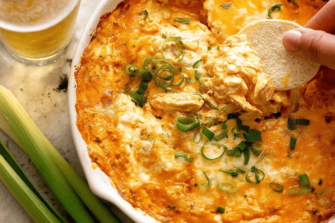 Spicy Hot Buffalo Chicken Dip Recipe