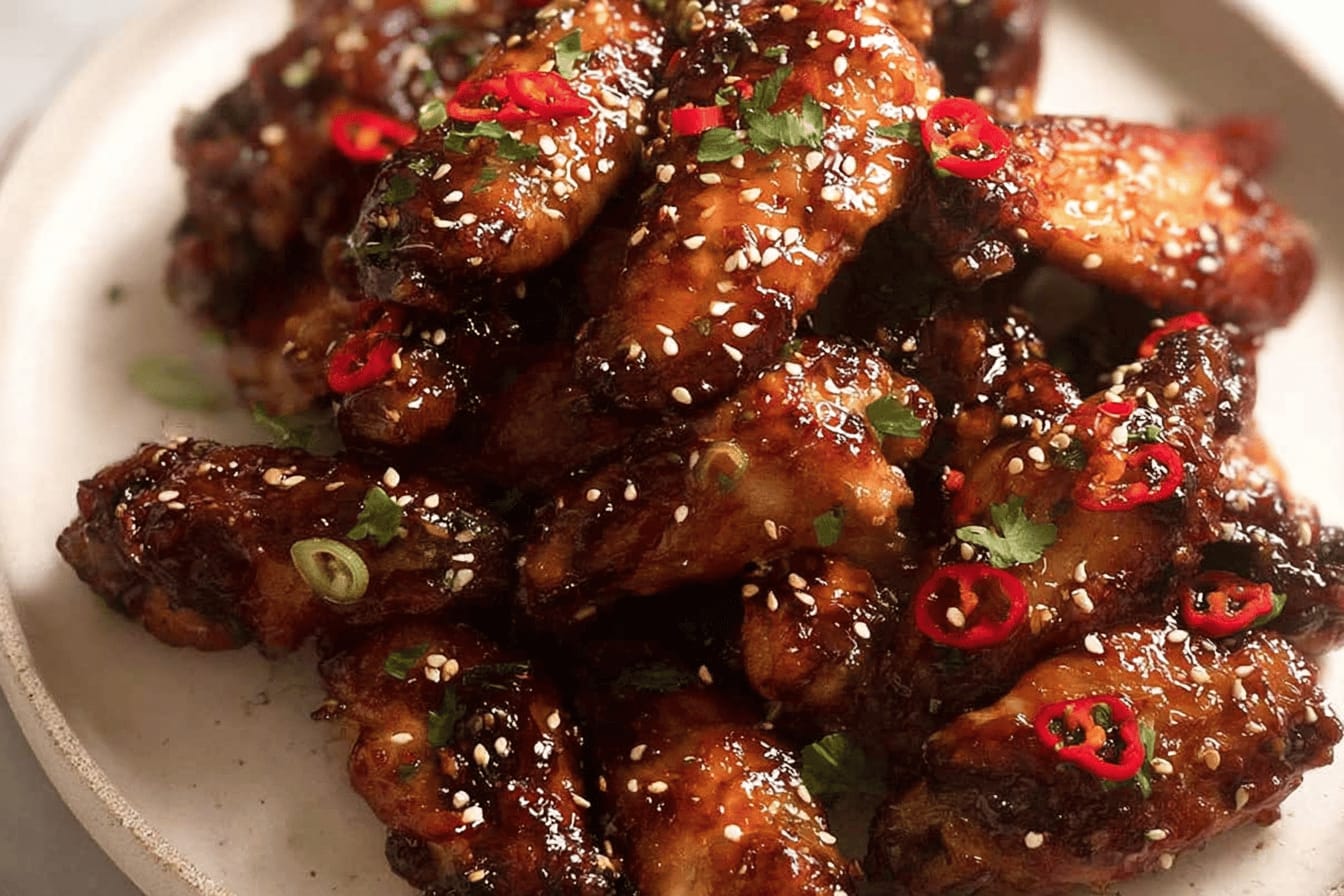 Sticky Chinese Chicken Wings Recipe
