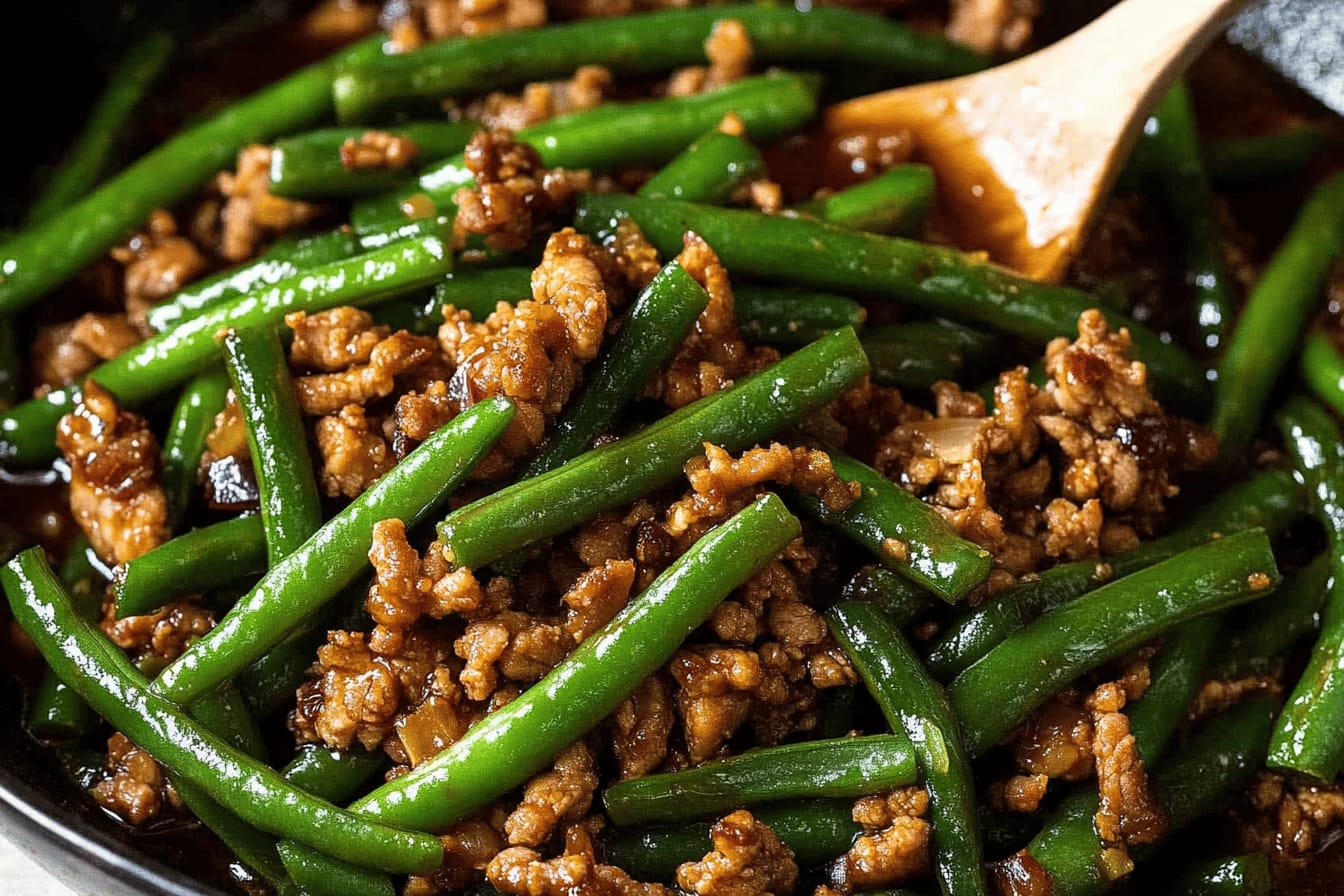Stir-Fried Green Beans with Pork Recipe