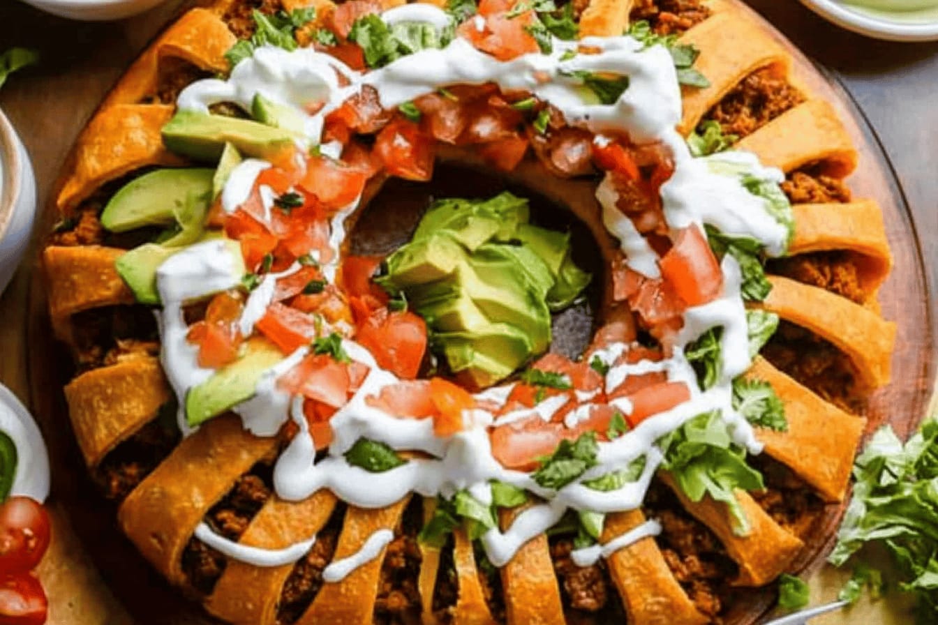 Taco Ring Recipe for Festive Gatherings