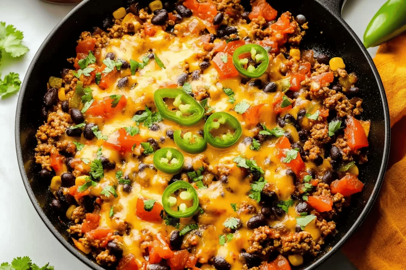 Taco Skillet Recipe for Easy Weeknight Dinner