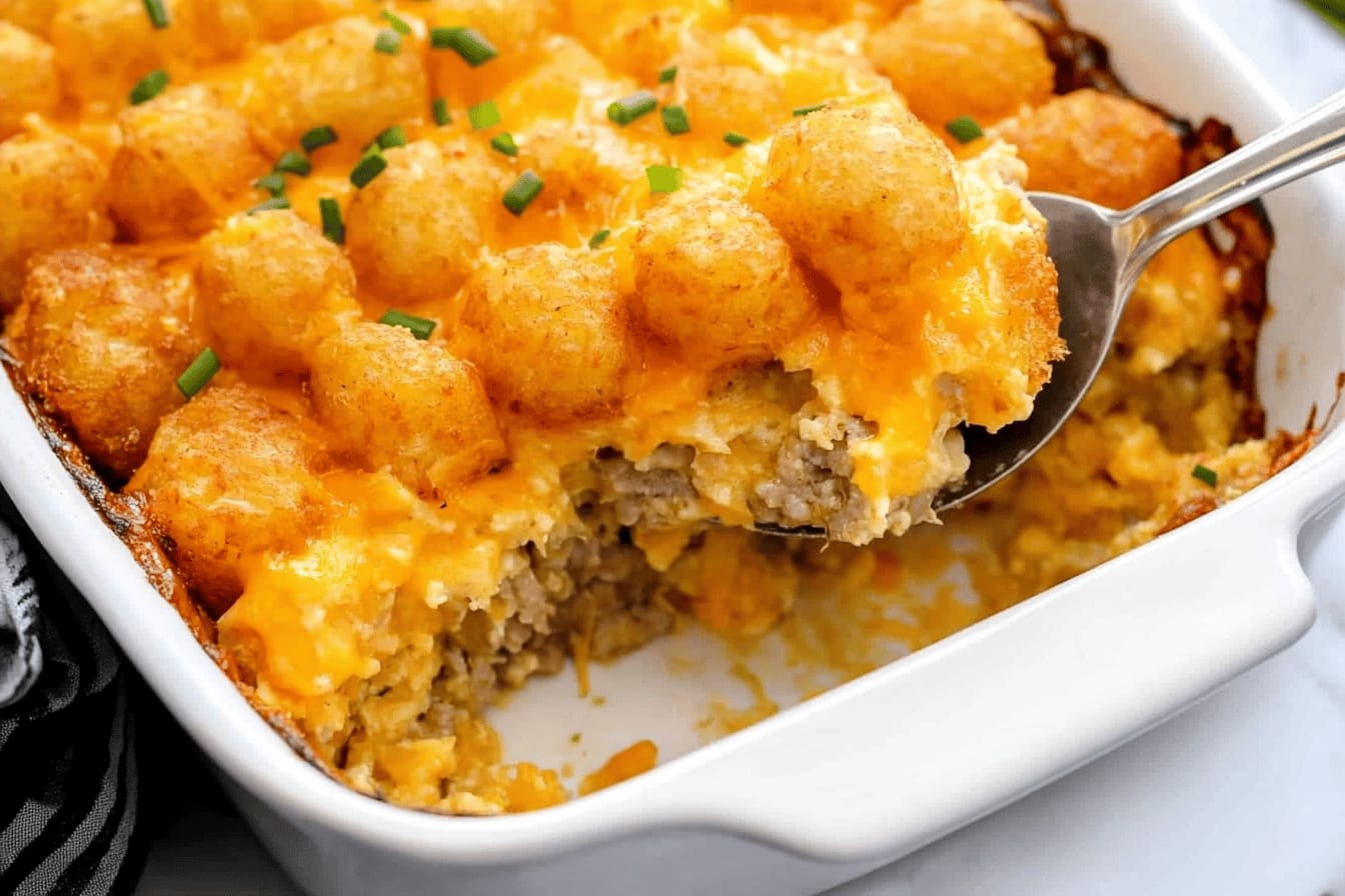 Tater Tot Breakfast Casserole Recipe
