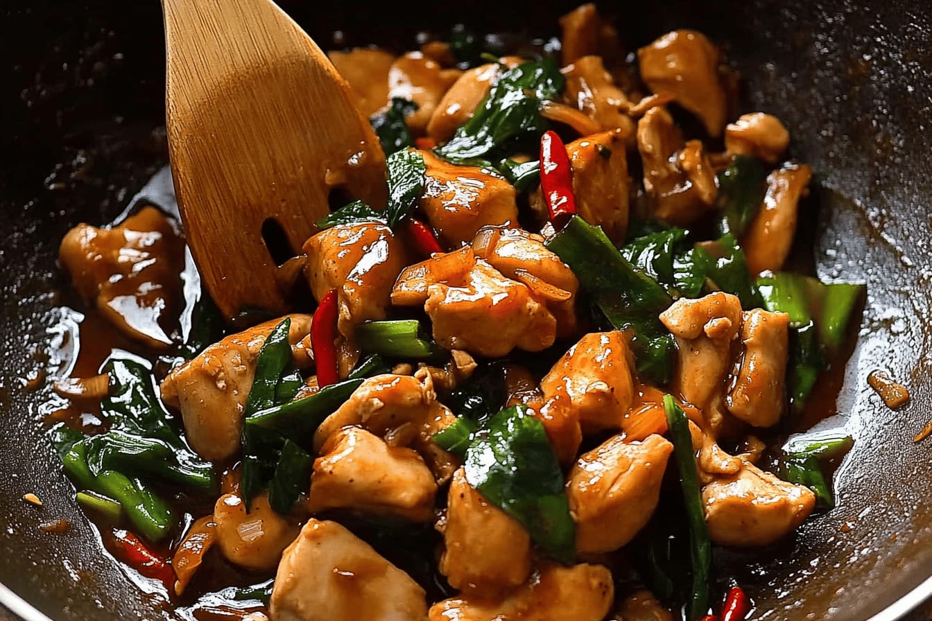 Thai Basil Chicken Stir Fry Recipe
