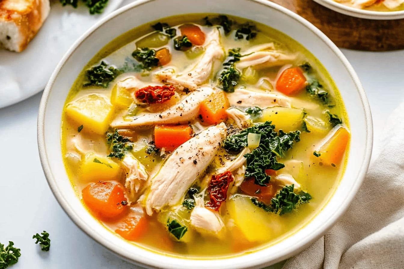 Tuscan Chicken Soup Recipe You’ll Love