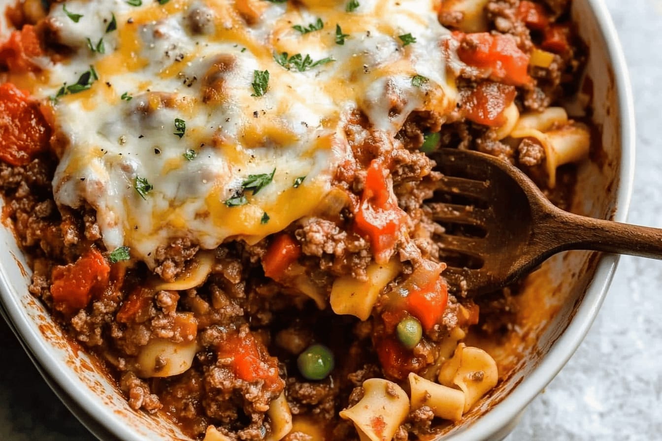 Ultimate Hamburger Casserole Recipe Delight