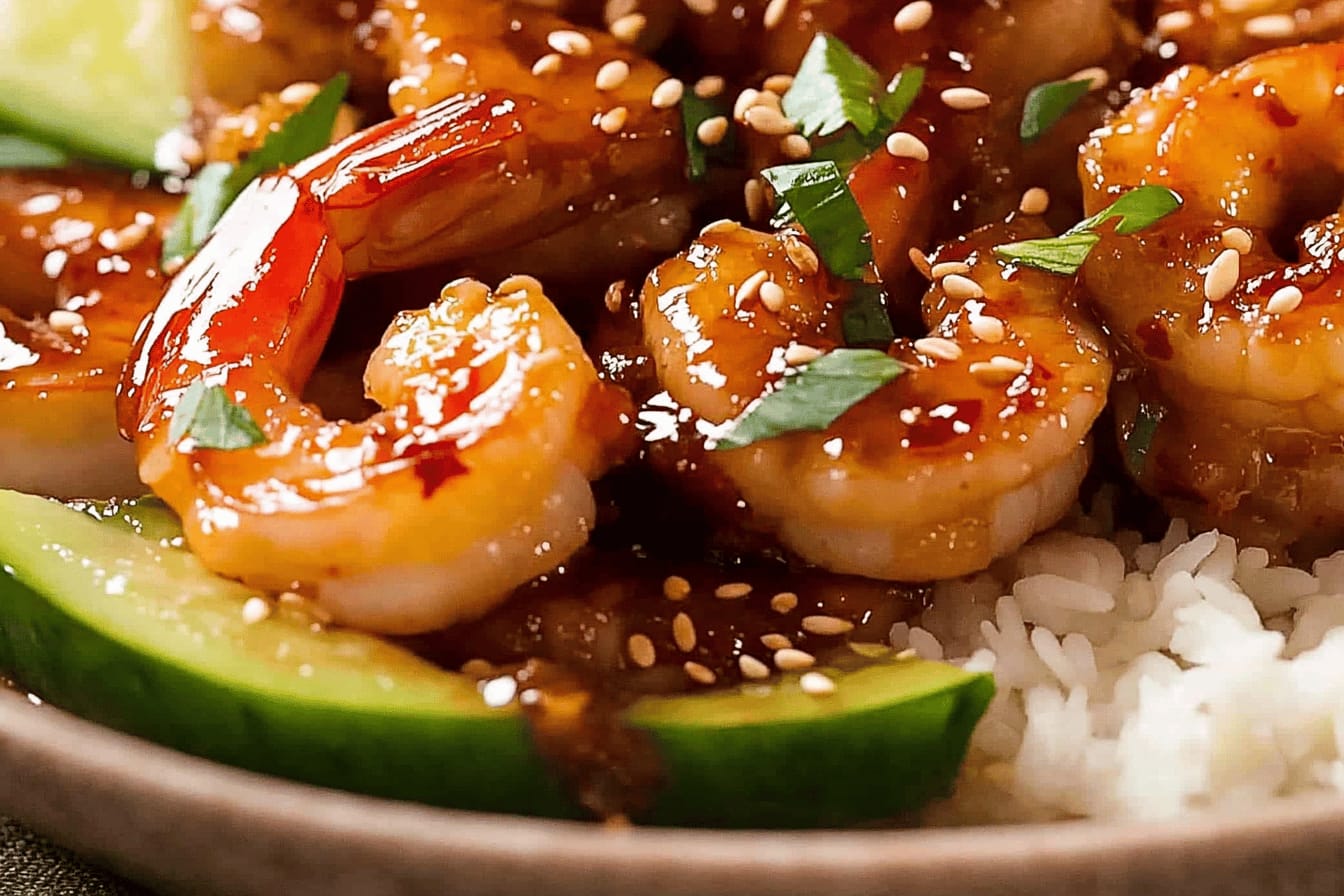 Asian Chilli Garlic Prawns Recipe