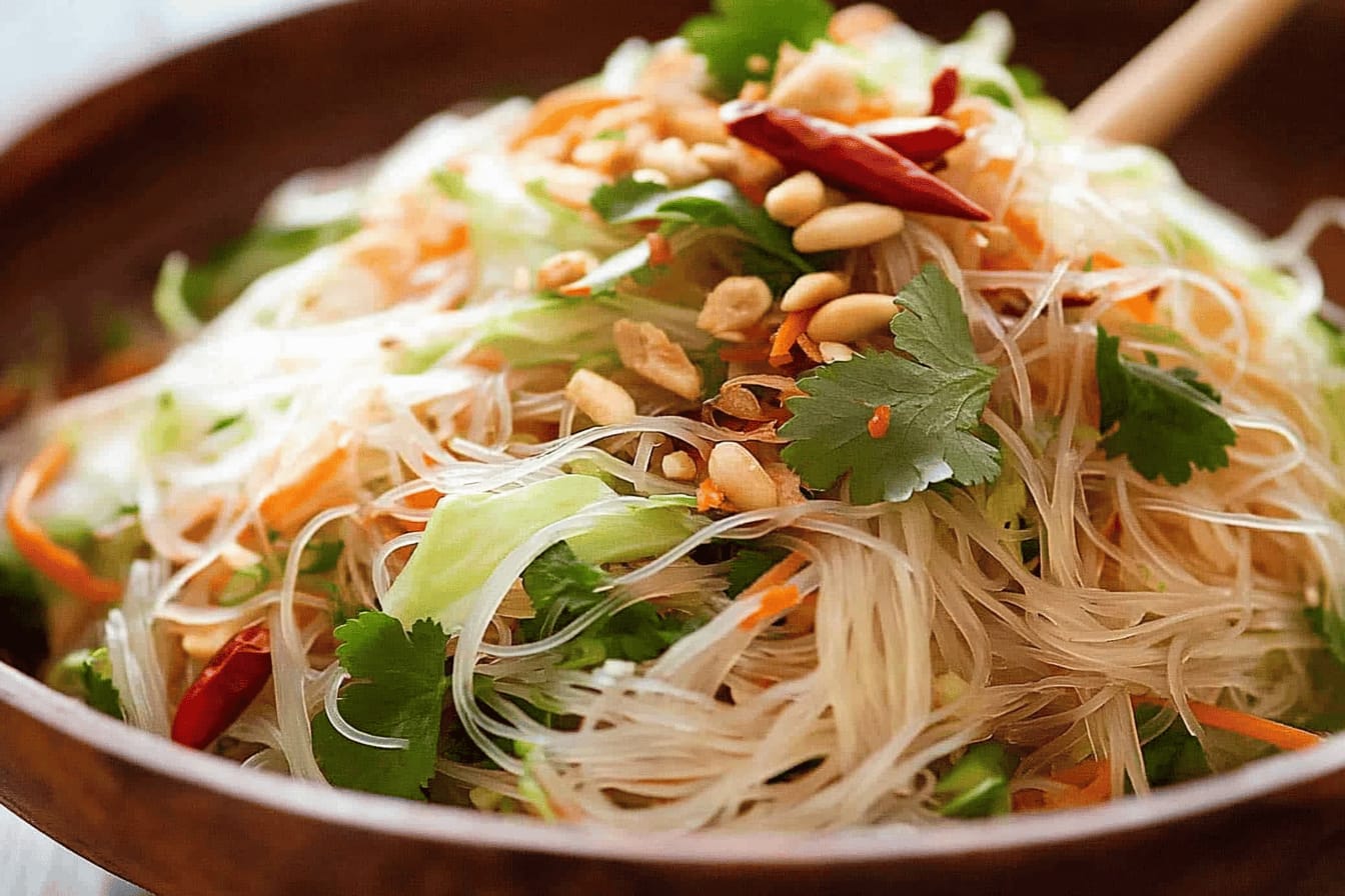 Asian Vermicelli Noodle Salad Recipe