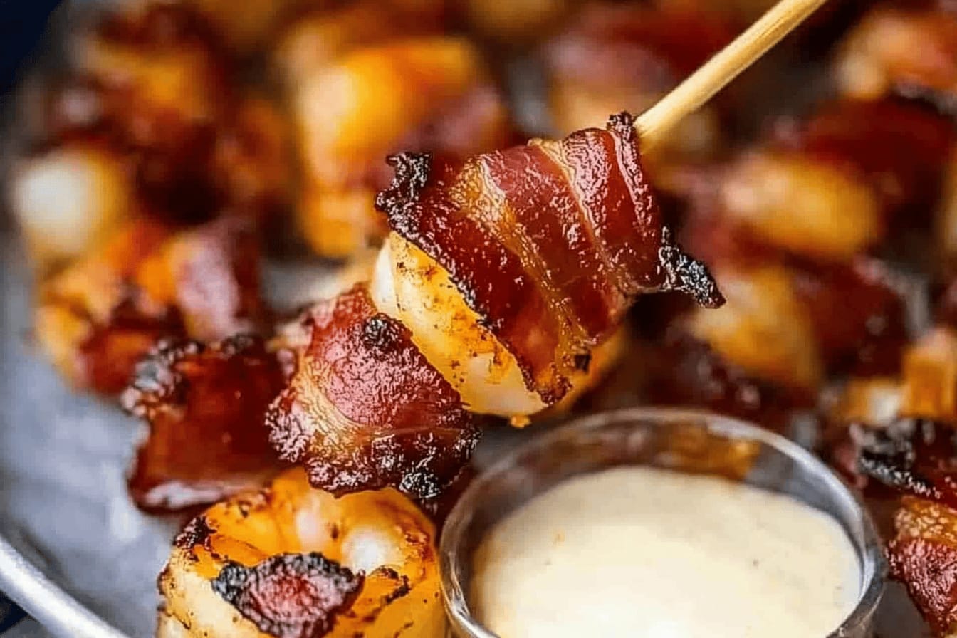 Bacon-Wrapped Shrimp Appetizers Recipe