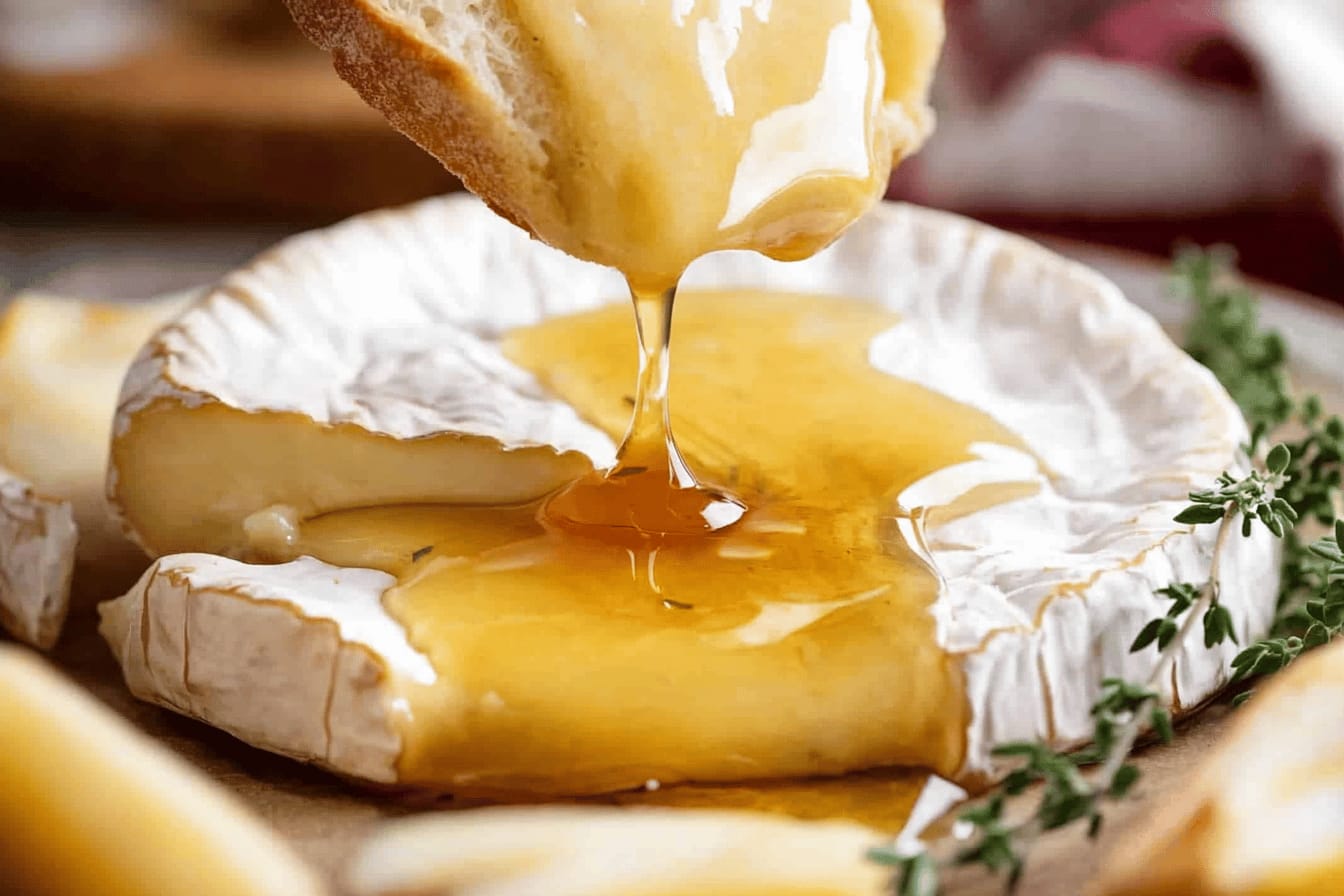 Baked Brie with Maple Syrup and Thyme