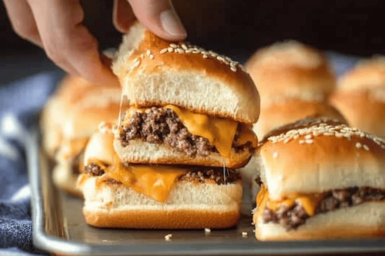 Baked Cheeseburger Sliders Recipe for Easy Entertaining