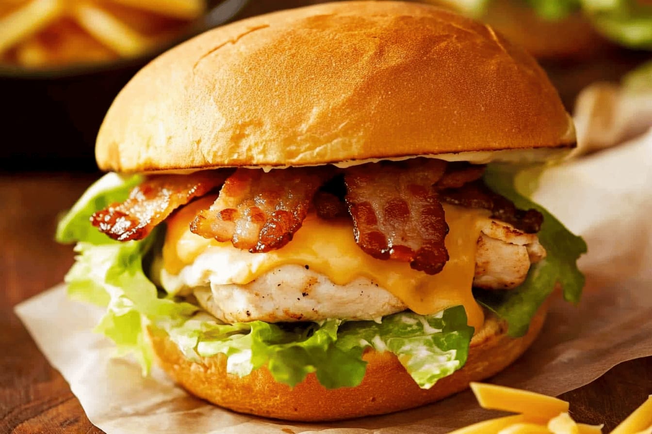 Chicken Bacon Ranch Sandwich Recipe Delight