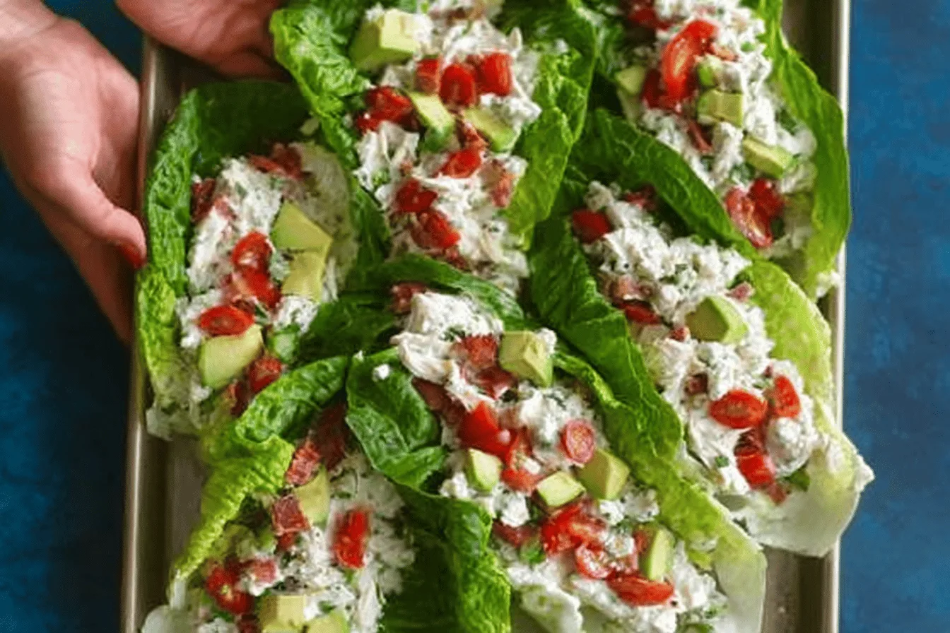 Chicken Salad Lettuce Wraps Recipe