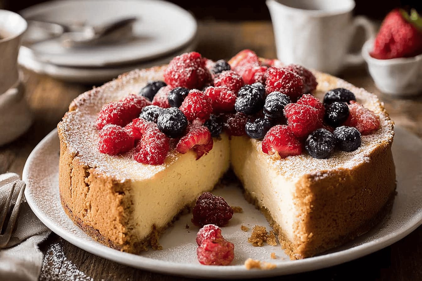 Classic Baked Cheesecake Recipe Made Easy