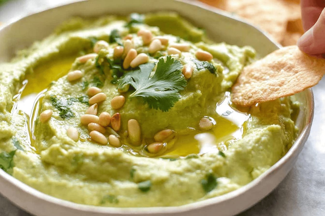 Creamy Avocado Hummus Recipe
