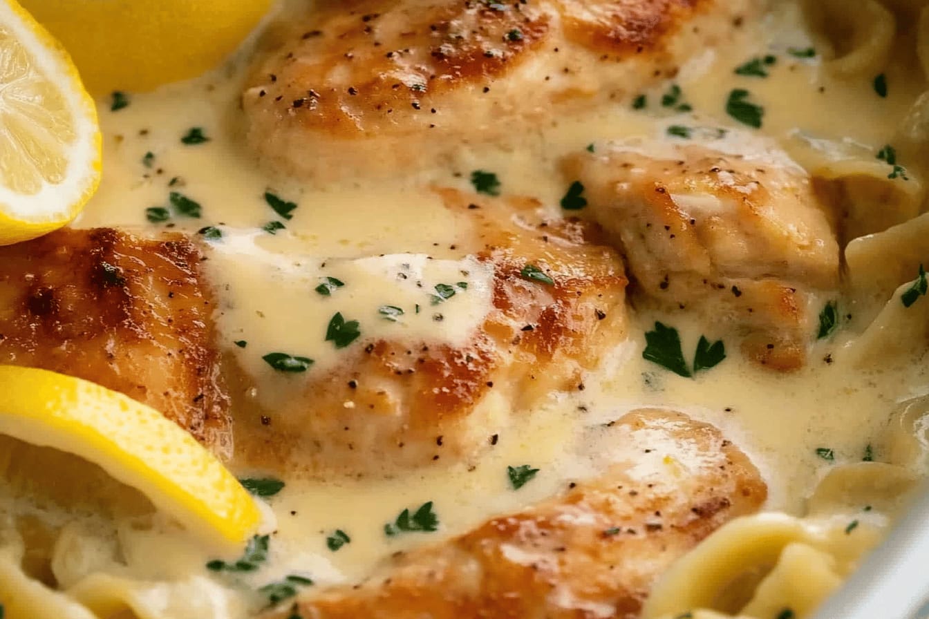Creamy Lemon Chicken Recipe Delight