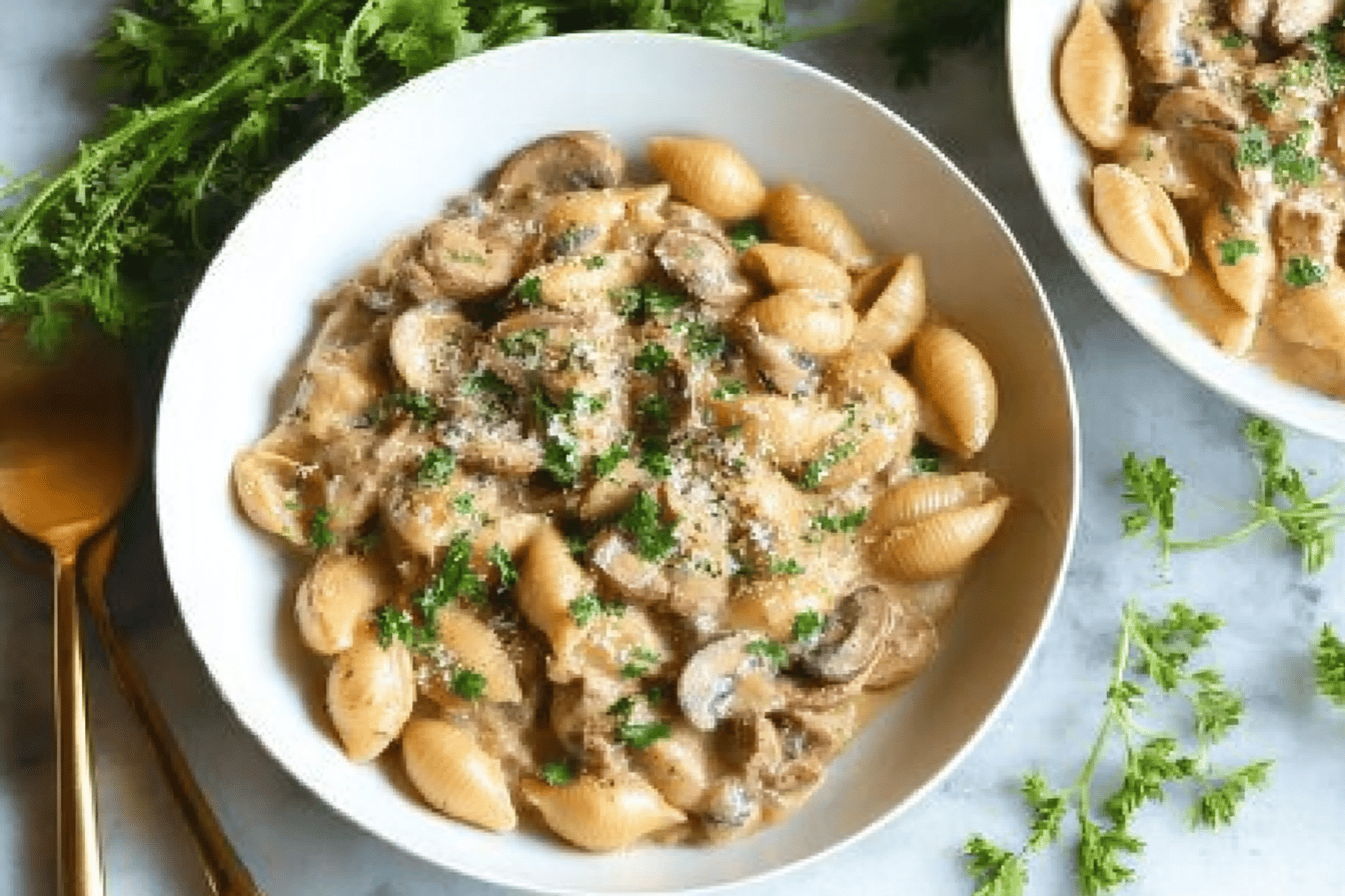 Creamy Mushroom Stroganoff Recipe Delight