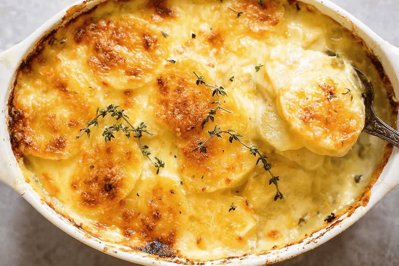 Creamy Potatoes Au Gratin Recipe