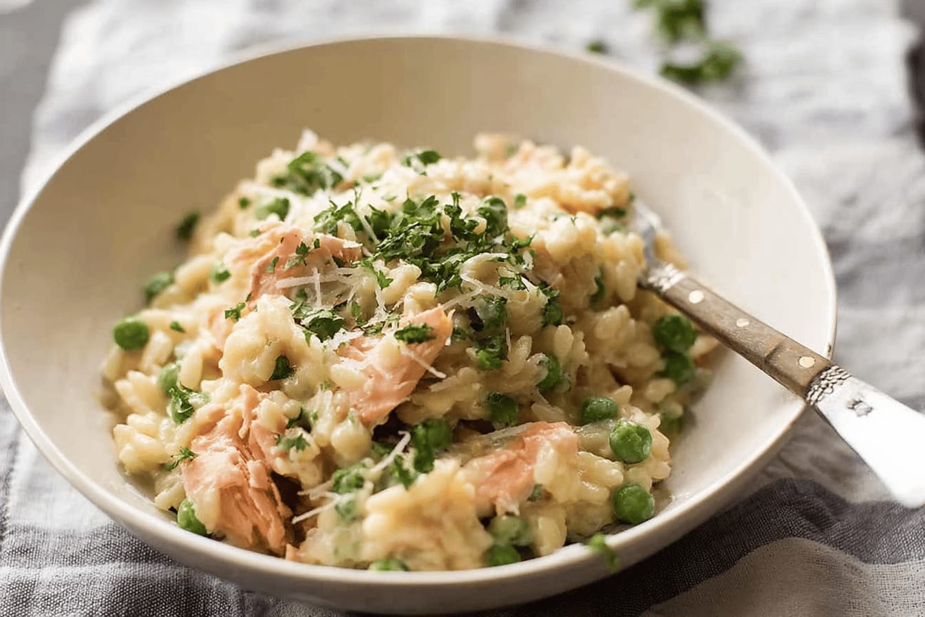 Creamy Salmon Risoni: Quick 15-Minute Recipe