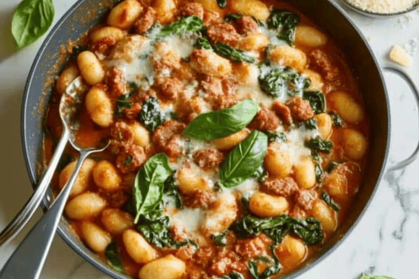 Creamy Sausage Gnocchi Recipe Delight