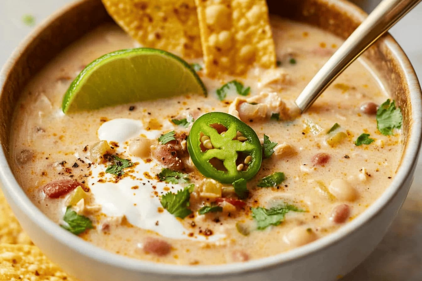 Creamy White Chicken Chili Recipe