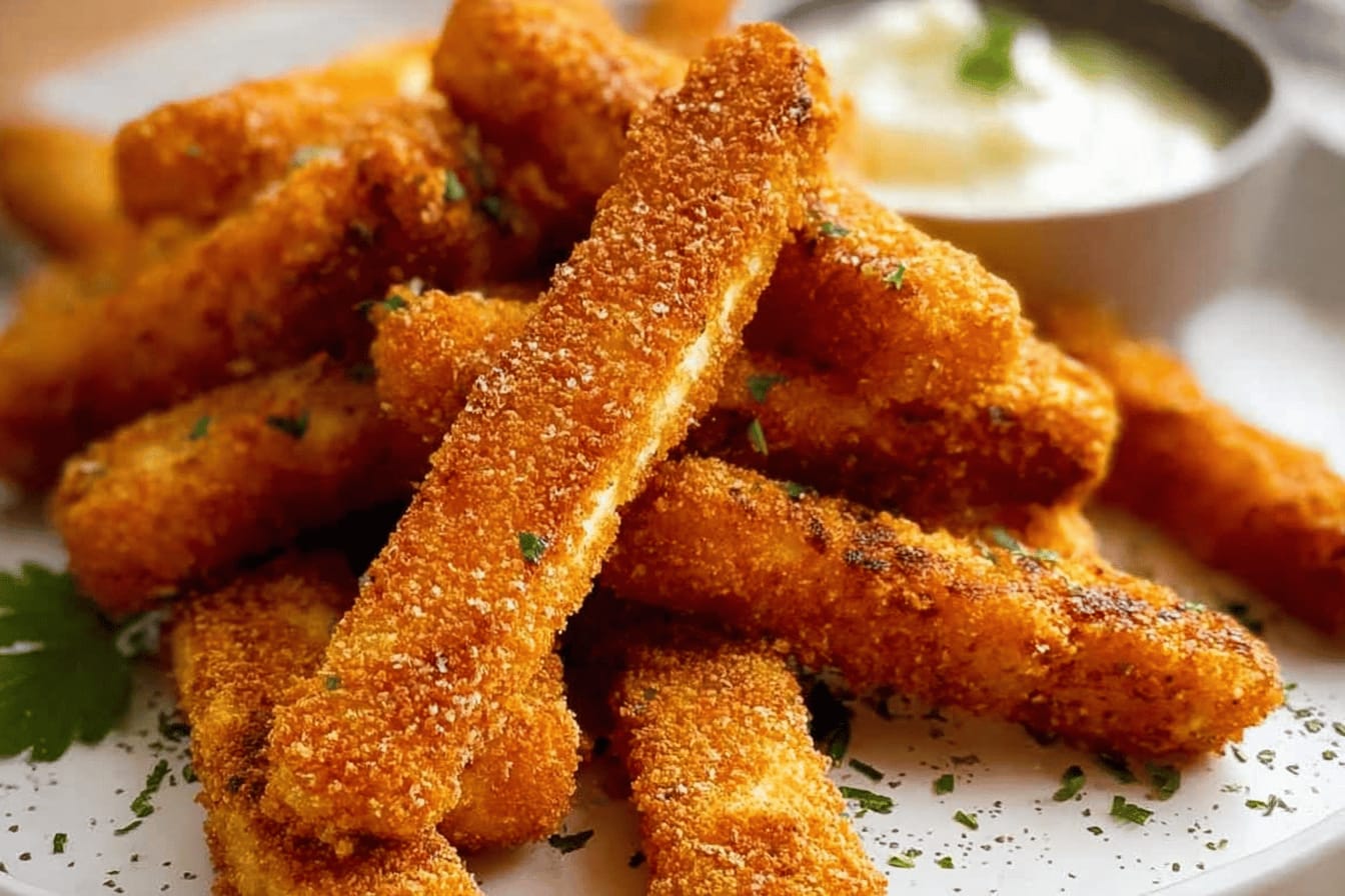 Crispy Haloumi Fries Recipe