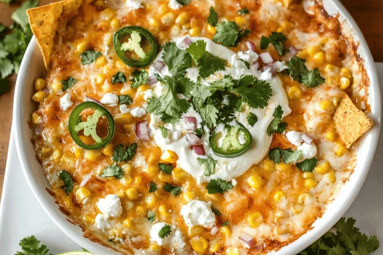 Delicious Mexican Street Corn Dip Recipe