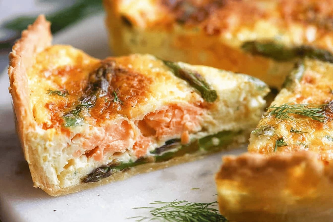 Delicious Salmon Quiche Recipe to Impress
