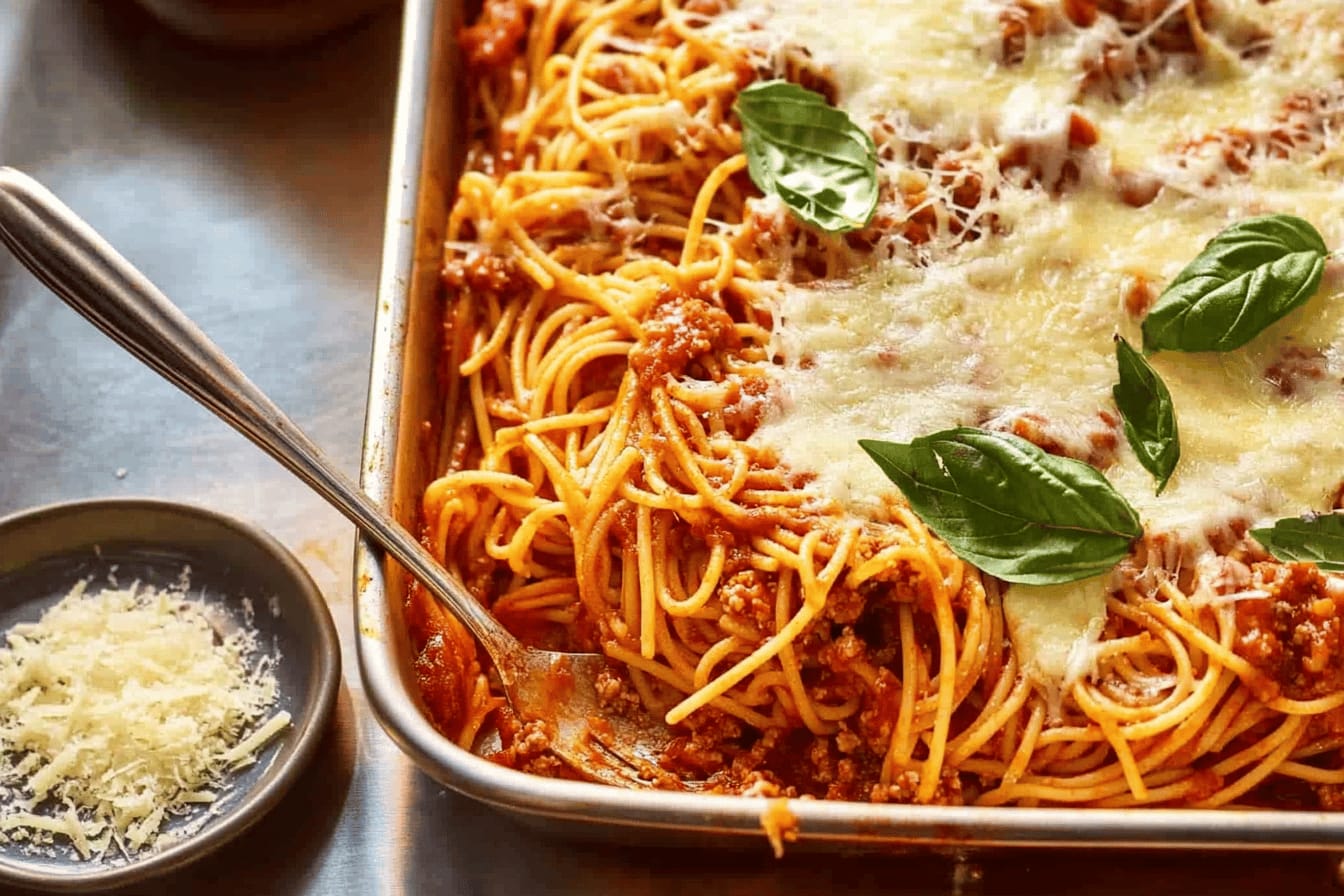 Easy Baked Spaghetti Recipe for Busy Nights