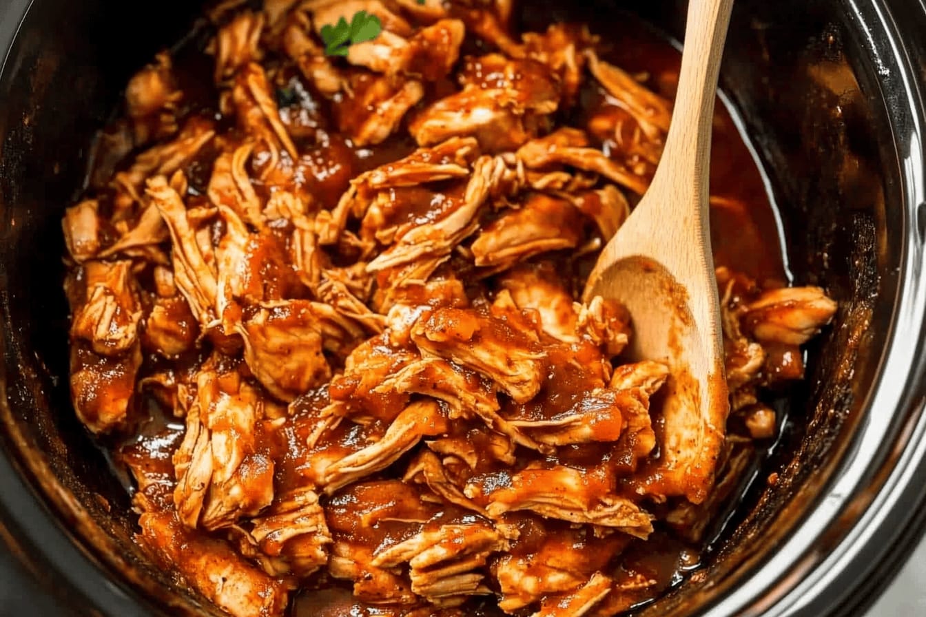 Easy Crockpot BBQ Chicken Recipe