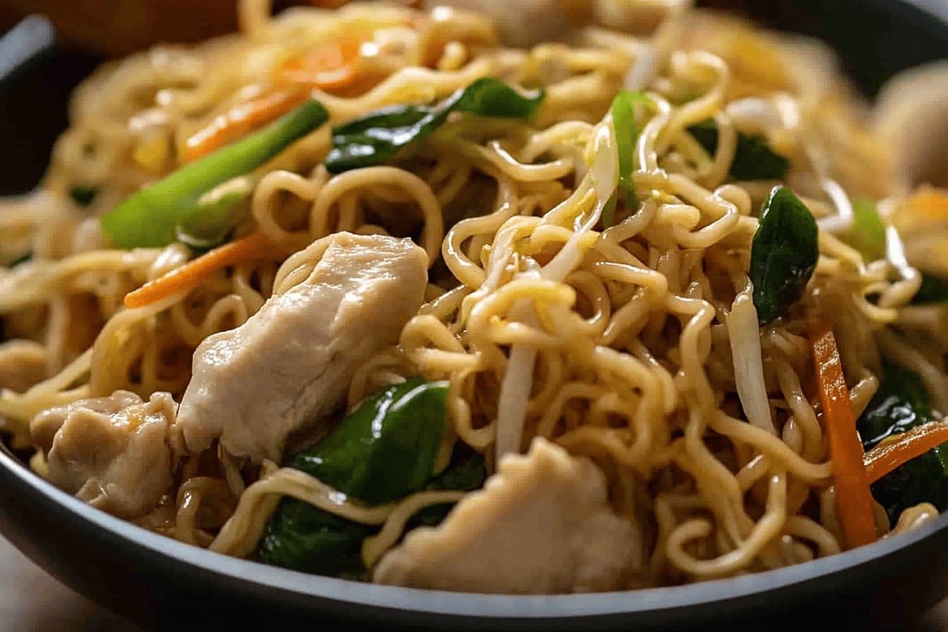 Easy Homemade Ramen Chow Mein Recipe